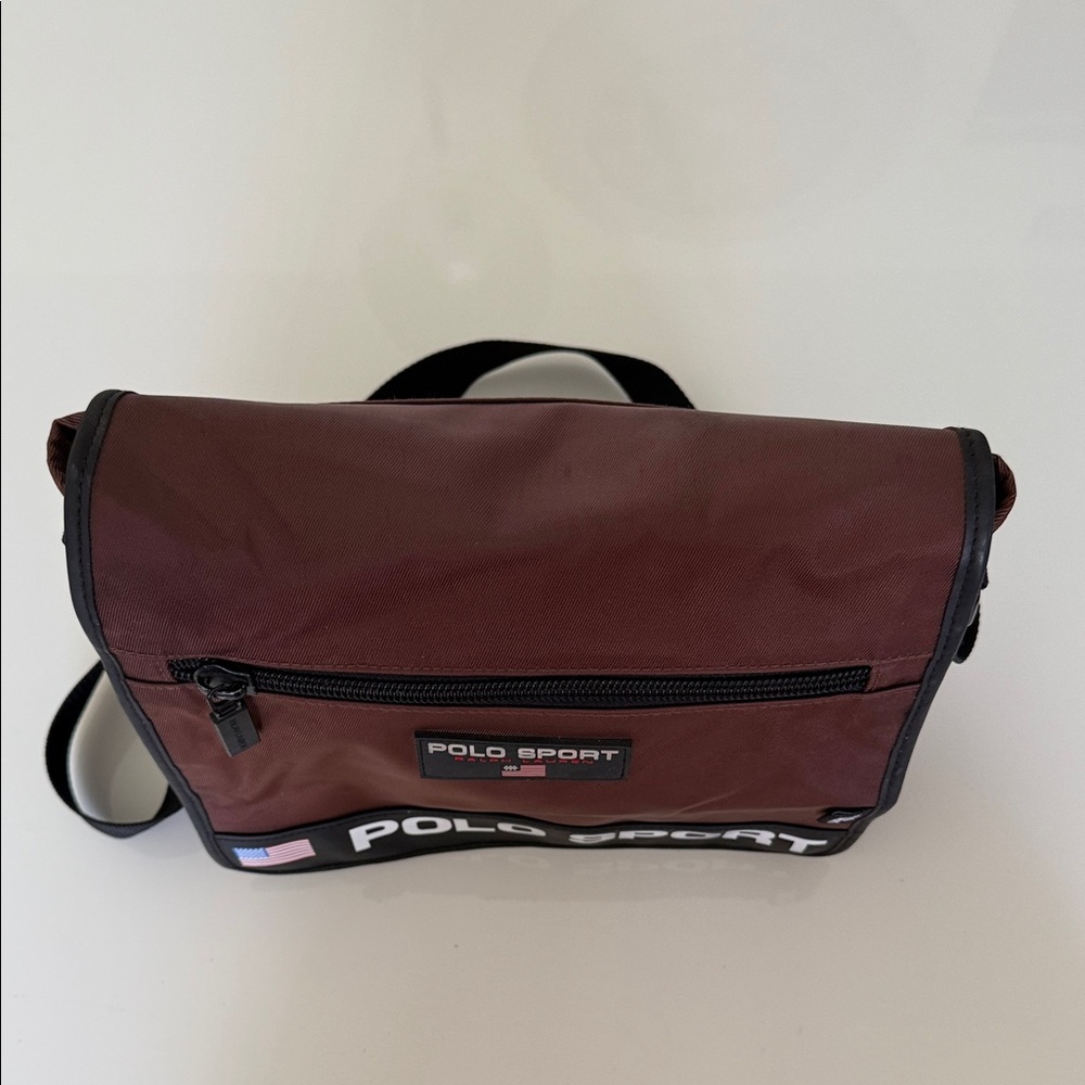 Polo by Ralph Lauren Brown Polo Sport Messenger Bag - Picture 2 of 16